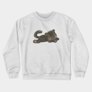 Cute cartoon panther Crewneck Sweatshirt